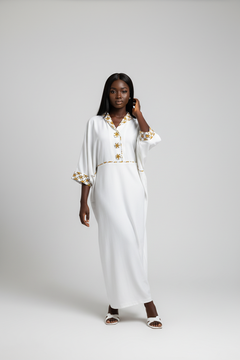 Boubou Habia blanc