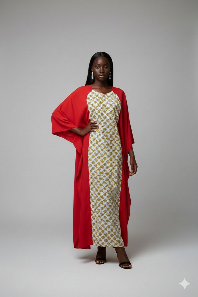 Boubou Roza rouge ylang blanc