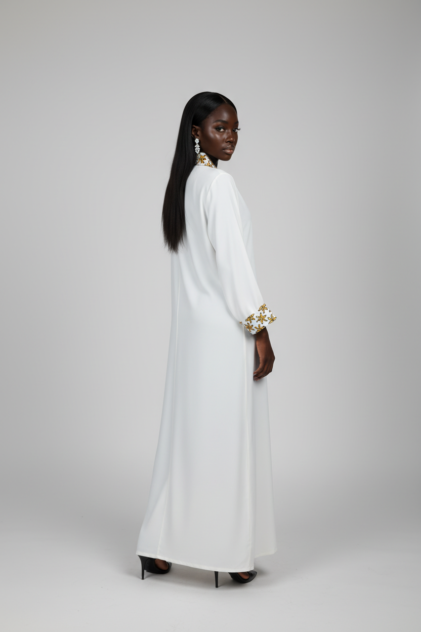 Boubou Habia blanc