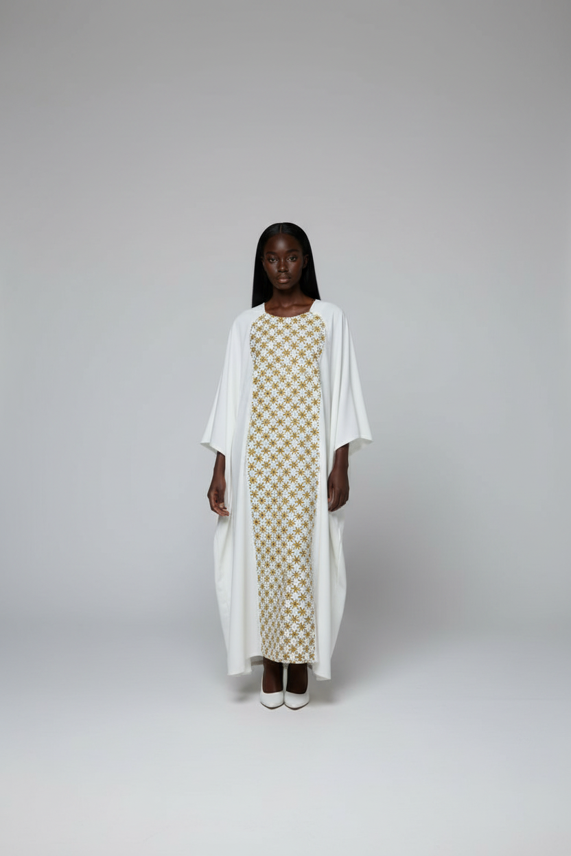 Boubou Roza blanc ylang blanc