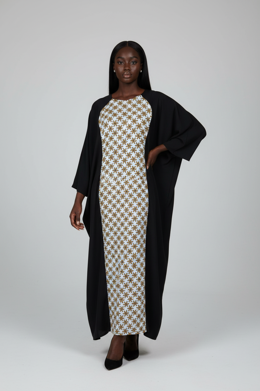 Boubou Roza noir ylang blanc