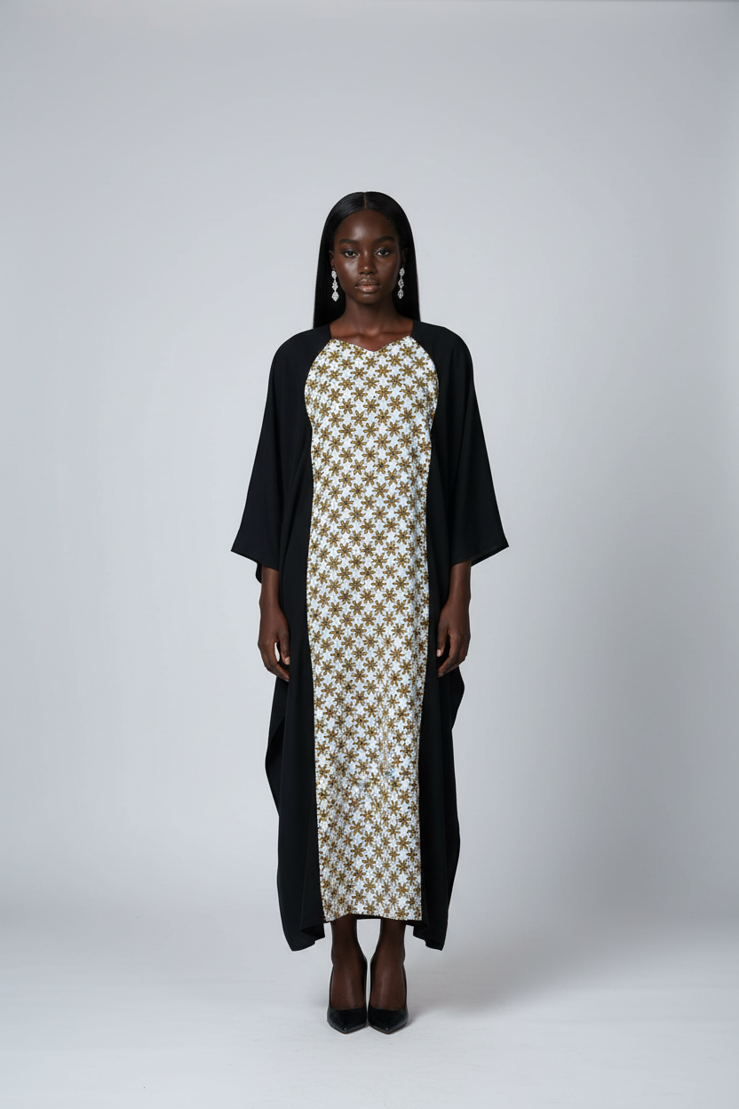 Boubou Roza noir ylang blanc